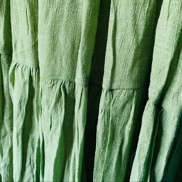 Only 1 Left! Flowy Tiered Gauze Peasant Maxi Skirt - Picture 9 of 9